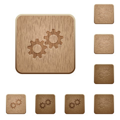 Poster - Collaboration wooden buttons