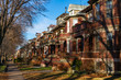 Row of Homes in Andersonville Chicago