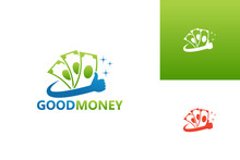 Good Money Logo Template Design Vector, Emblem, Design Concept, Creative Symbol, Icon