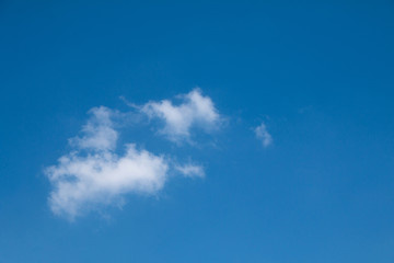 Wall Mural - white clouds with blue sky background