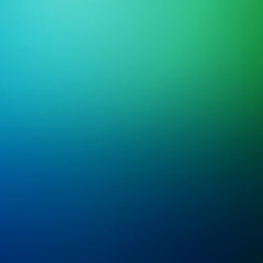 Green and Blue Defocused Blurred Motion Abstract Background, Square Illustration