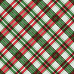 Wall Mural - Plaid Seamless Pattern - Plaid design for Christmas holiday