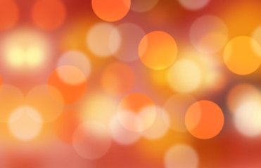 Wall Mural - Red abstract blurred light or bokeh for Christmas and Love background