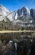 © Rick Lohre - Yosemite Falls reflected in the Merced River Yosemite National Park