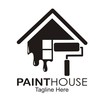 © Hasyim Asngari - paint house logo design template.