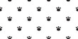 bear paw seamless pattern foot print polar bear vector isolated wallpaper background