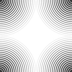 Poster - Background template for poster, the circles on the water sight, vector wavy pattern curved slanting, twisted, wave d lines texture