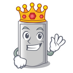 Canvas Print - King packaging for crackers isolation cartoon product