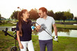 © zorandim75 - Young couple on the golf course - Image