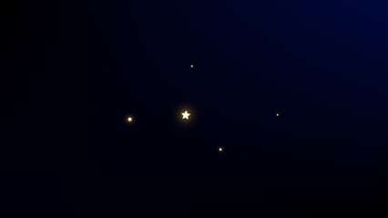 Wall Mural - constellation map. astronomical print. shining cosmic sky with many stars. blue galaxy pattern. vect