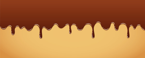 sweet melting chocolate icing background vector illustration EPS10