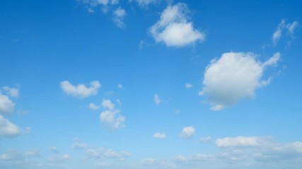 Wall Mural - timelapse of the clear sky