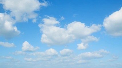 Wall Mural - timelapse of the clear sky