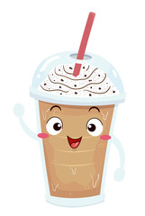 Canvas Print - Mascot Frappe Illustration