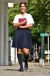© dtiberio - Teen School Girl Wearing Uniform Walking To School