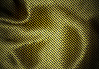 Distorted Dark yellow  kevlar texture background - illustration