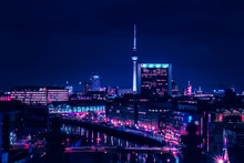 Berlin Skyline In The Night