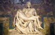 The pity: Michelangelo masterpiece in Saint Peter Basilica - Vatican
