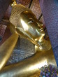 Riesiger Liegender Buddha in Thailand Bangkok