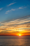 Fototapeta Niebo - Pôr-do-Sol no Mar | Sunset at Sea