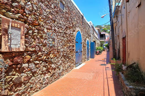 Fotografie, Obraz Beautiful Charlotte Amalie streets in historic city center