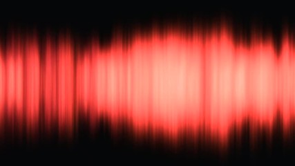 Poster - Red audio equalizer, music rhythm volume on a black background. Beautiful digital network design.