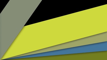 Poster - Colorful shapes transition - 3d rendering abstraction for creative, computer generated backdrop