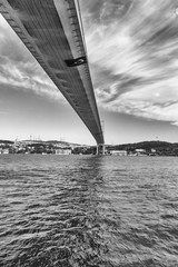 Wall Mural - Details of Bosphorus Bridge in Istambul, Turkey