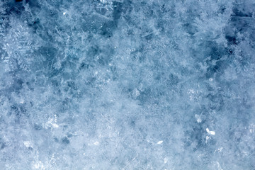 Wall Mural - snowflake on snow, snow
