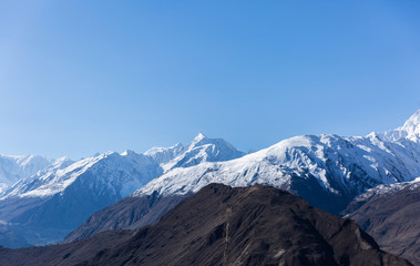 Wall Mural - Mountain rang at Rakaposhi peak (7788m) from view point at Hunza Valley, Pakistan