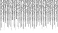Binary Code Pattern