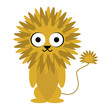 Wild Lion Cute Animal Cartoon Character For Kids