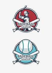 Sticker - baseball related icons image