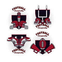 Football championship labels