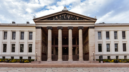 A building of the Faculty of Law, University of Oslo - Oslo, Norway