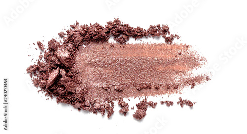 Fotografía Eye shadow on a white background