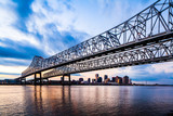 Fototapeta Mosty linowy / wiszący - New Orleans Bridge