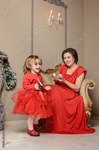 cute baby girl red dress