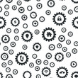 © Renat - Gears and computer icons. Network technology concept. Seamless vector EPS 10 pattern