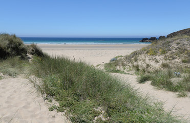 Poster - Dünen an der Crozon-Halbinsel, Bretagne