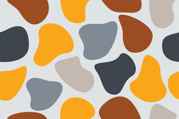 Wall Mural - seamless, abstract background pattern made with organic geometric shapes. colorful, modern vector ar