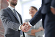 © ASDF - closeup of handshake of business partners
