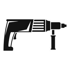 Poster - electric drill icon. simple illustration of electric drill vector icon for web design isolated on wh