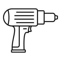 Poster - screwdriver icon. outline screwdriver vector icon for web design isolated on white background