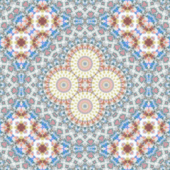 Sticker - Seamless abstract pattern kaleidoscopic mosaic ornamental print