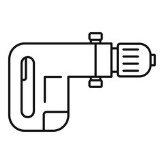 Poster - power drill icon. outline power drill vector icon for web design isolated on white background