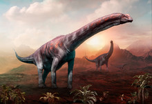 Argentinosaurus 3D Illustration