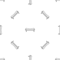 Poster - Room sofa icon. Outline illustration of room sofa vector icon for web design isolated on white background