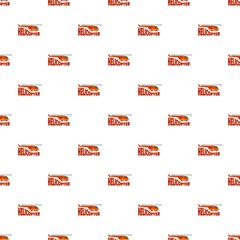 Poster - Rescue helicopter pattern seamless vector repeat for any web design
