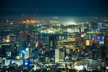 Wall Mural - 兵庫県・神戸、夜明け前の景観